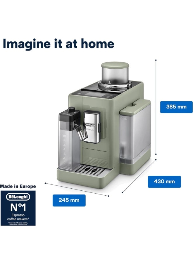 EXAM441.55.GR - LatteCrema Hot Automatic Milk Frother Grinder