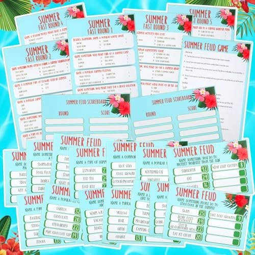 Summer Friendly Feud Game - English 18 years and up