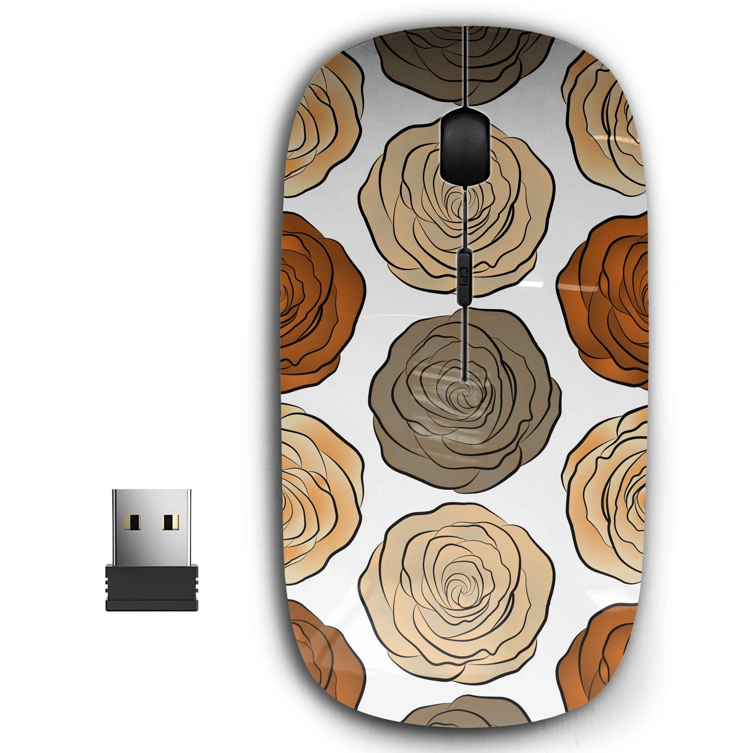 Ergonomic Portable Mouse - USB Wireless