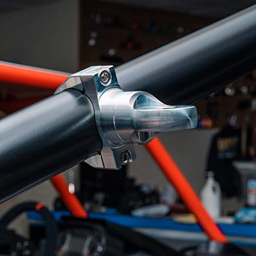 Billet Aluminum Adjustable Whip Mount - 1.75" OD Fits Most 1/2" Whip Bases