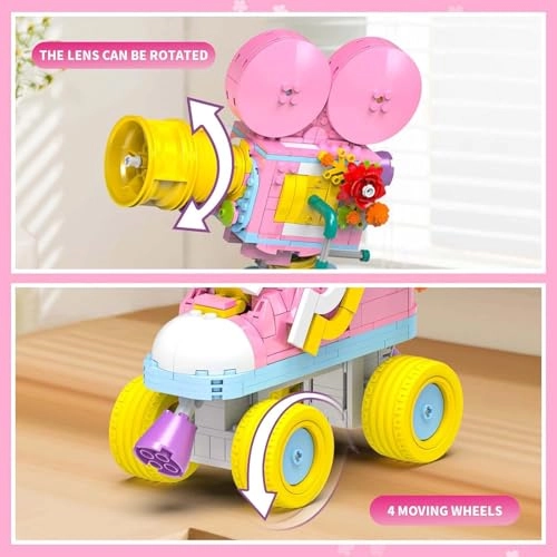 3-in-1 Creator Building Kit - Roller Skates Film Projector