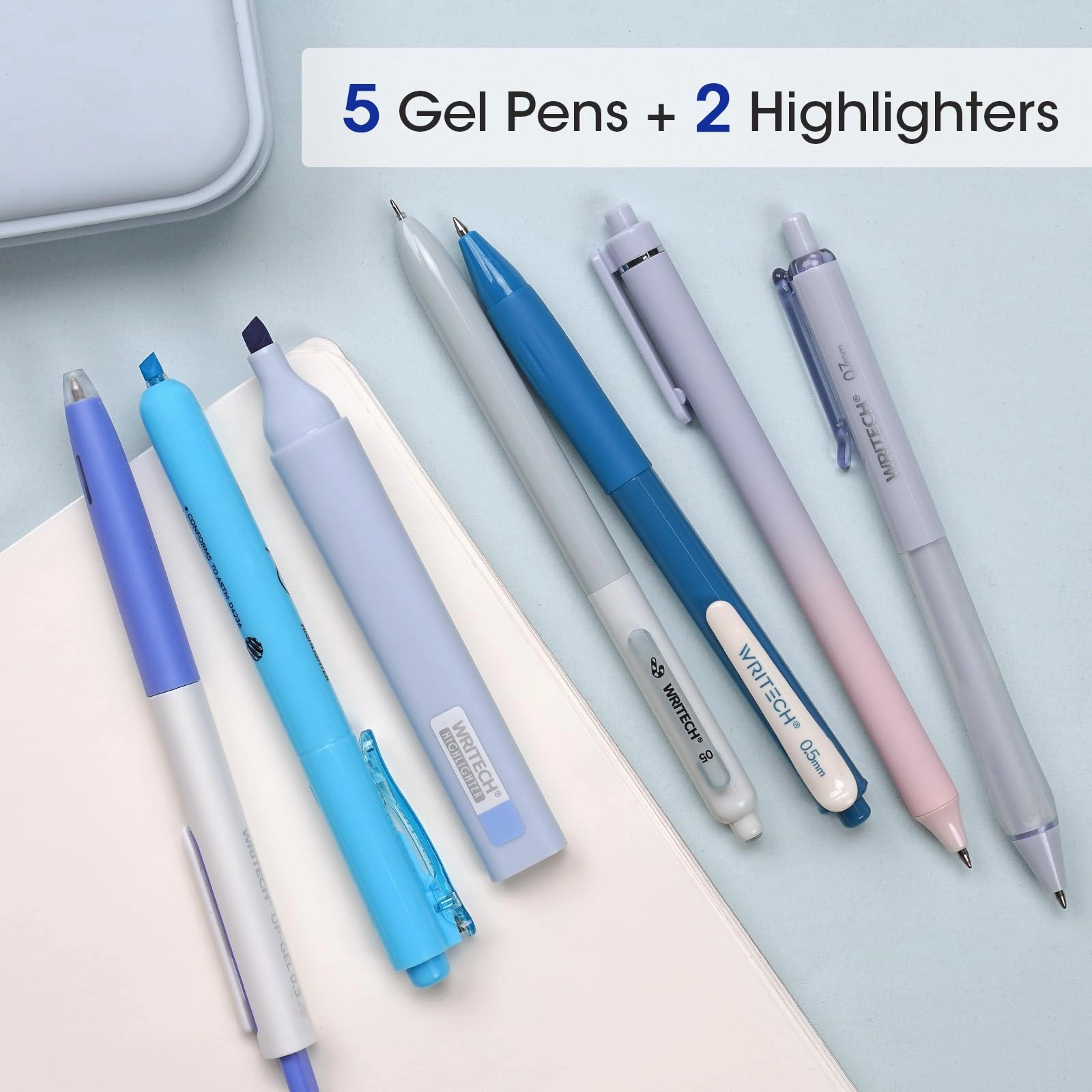 Gel Pens - 7ct 0.5mm