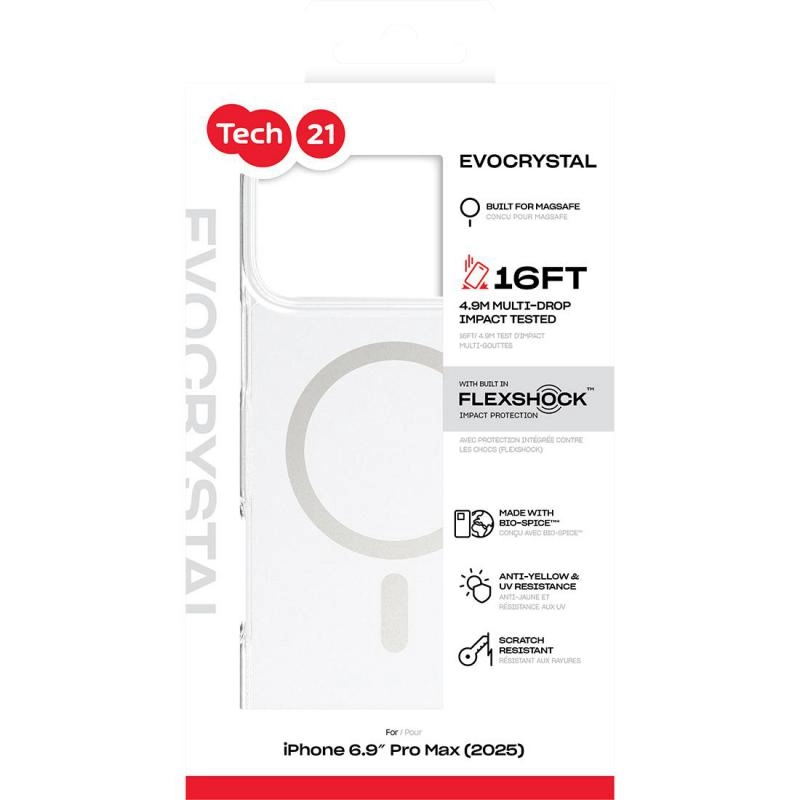 Evocrystal Clear Case with MagSafe for iPhone 17 Pro