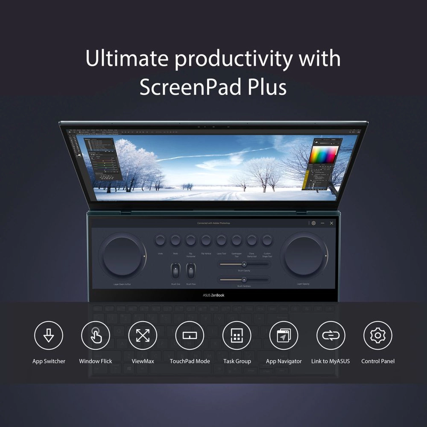 ZenBook Pro Duo 15 UX582HS - 15.6'' Core i9 32GB DDR4 1000GB SSD