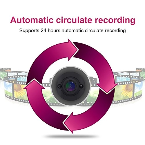 Bewinner 1080P Underwater Waterproof Action Camera, HD Mini Camera Camcorder with Bracket, Night Vision, Motion Detection, Rechargeable Battery for Vlog, Home Security