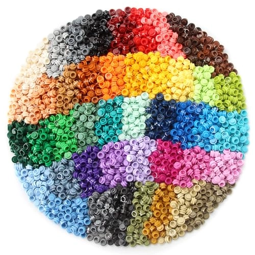 1x1 Building Toys - 2200pcs Multicolored-a-22 Colors
