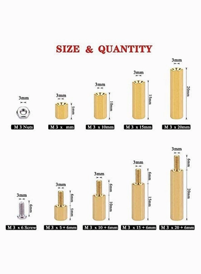 M3 Pcb Hex Standoffs - 5 mm 10 mm 15 mm 20 mm 6 mm