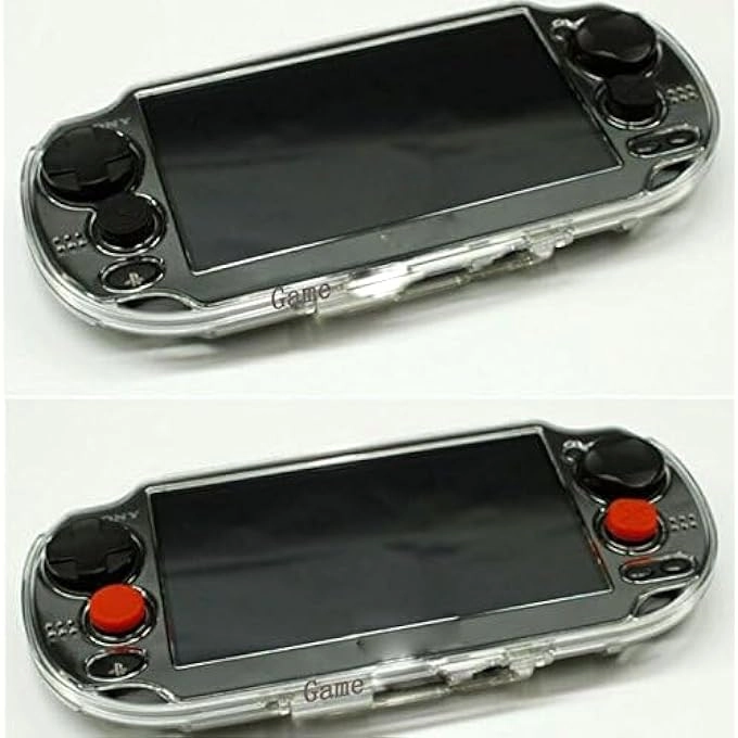 Analog Silicone Thumb Stick Grip Joystick Caps - 1 Set Red PS VITA