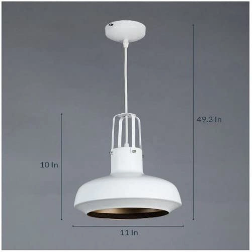 Hanging Tulip Cone Disc Ceiling Light - Grey Aluminum