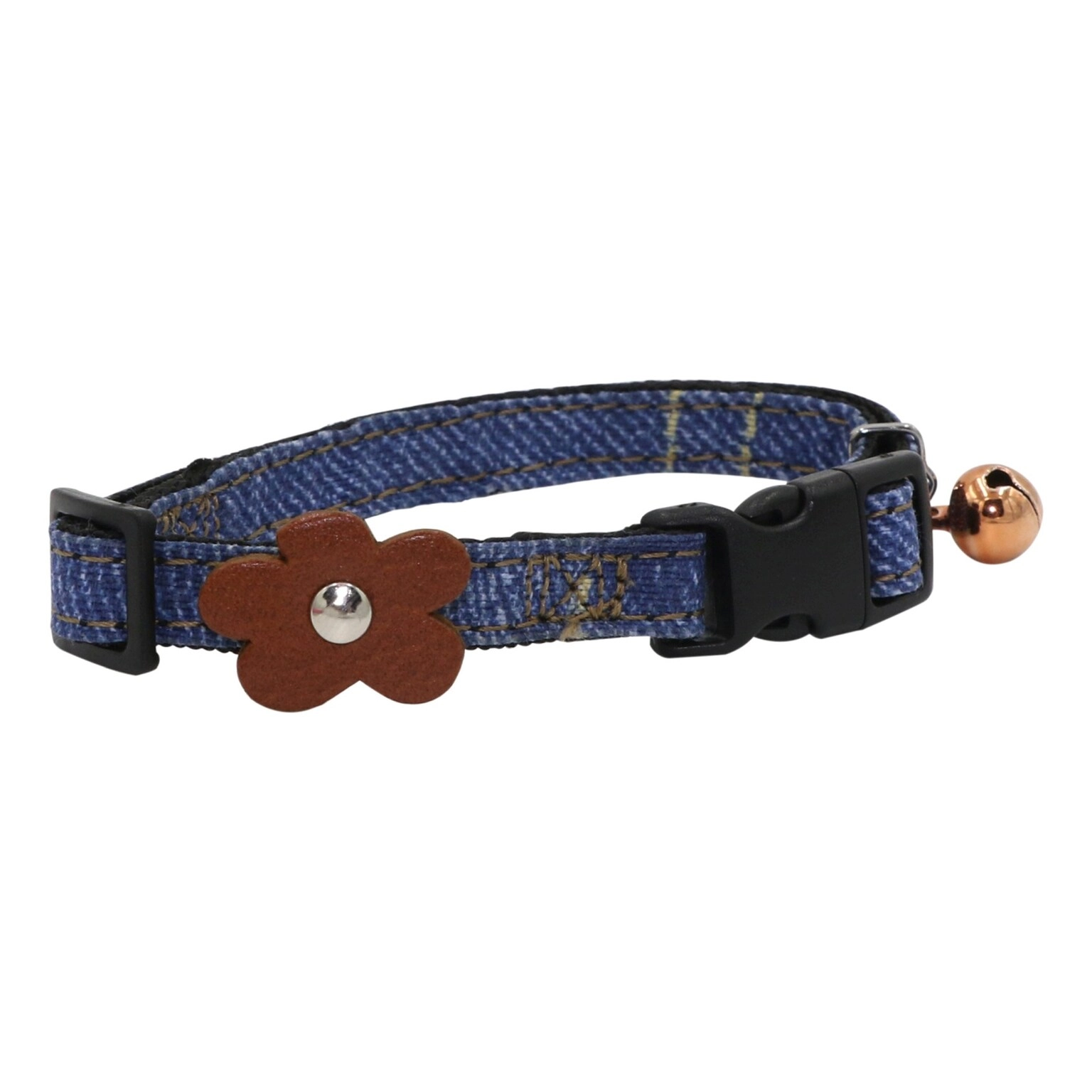 AGROBIOTHERS Aime Jeans Cat Collar - Blue denim
