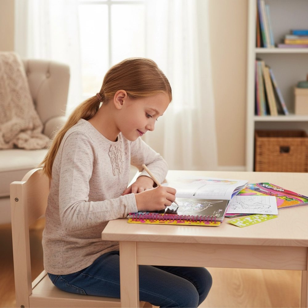 Unicorn Scratch Art With Scraper - 3+ years