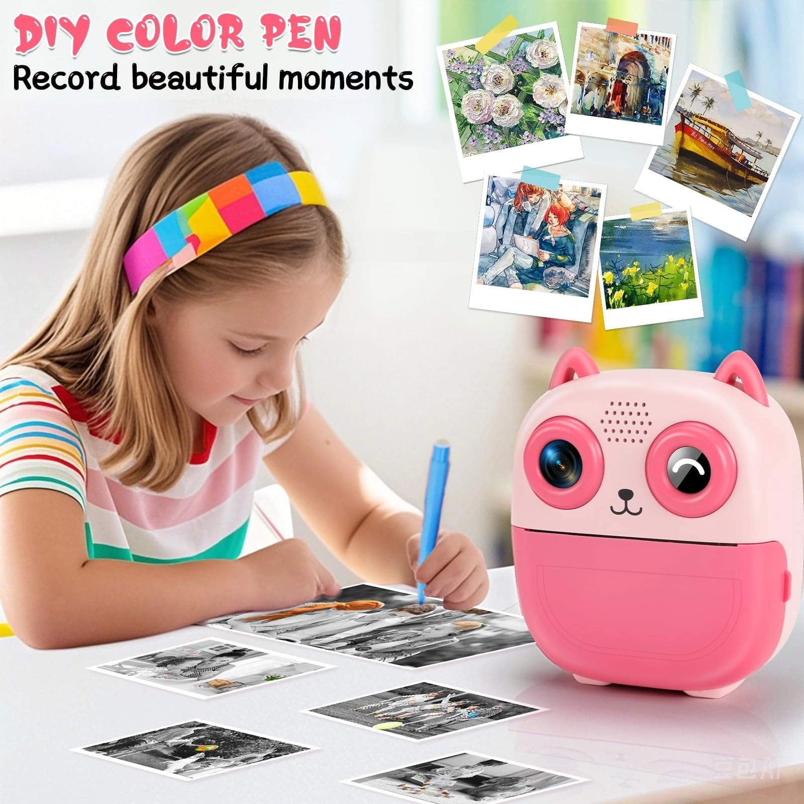kids Mini portable printer