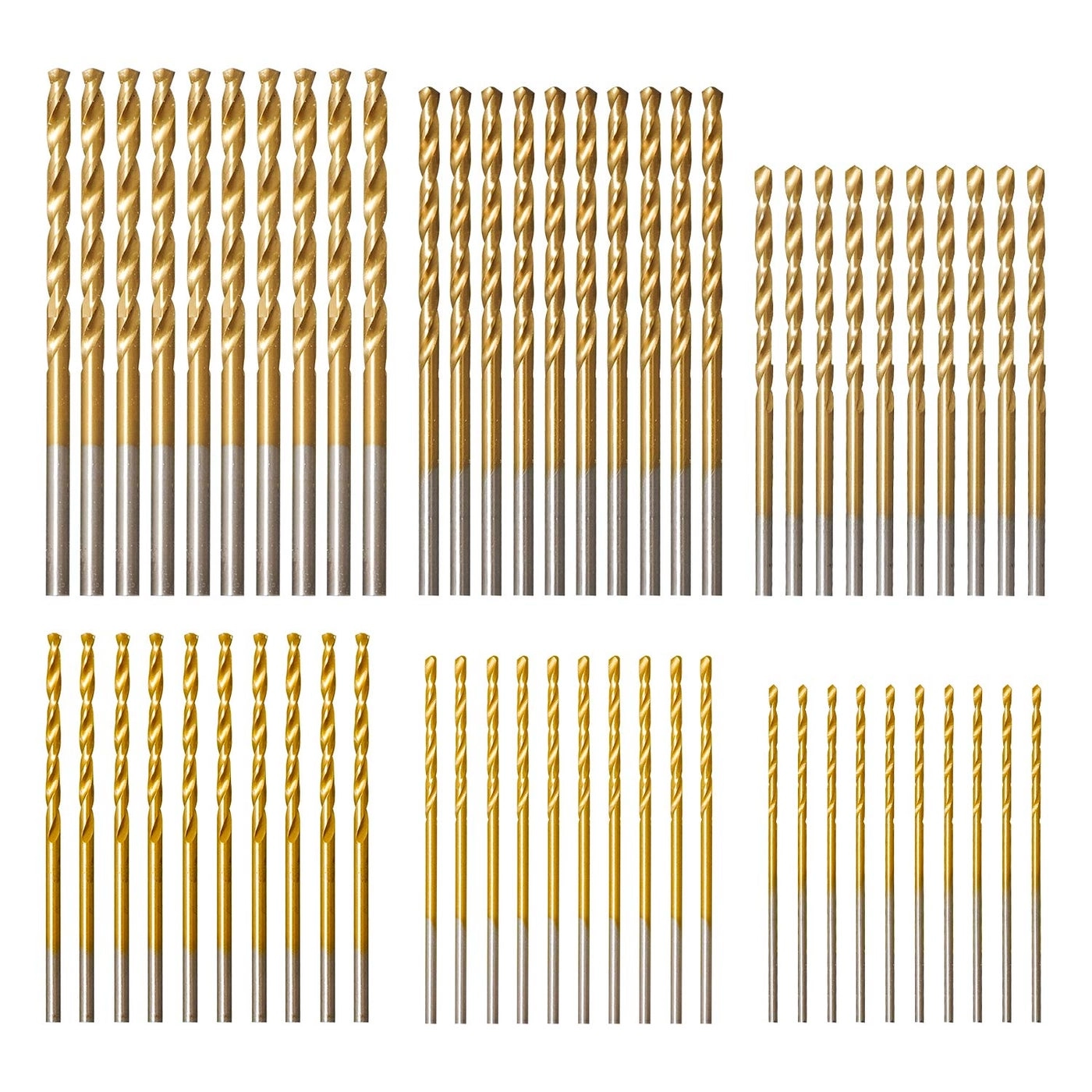 amoolo Drill Bit Set - Titanium 60 pcs