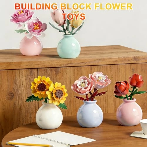 Flower Building Block Toy - Clamping Tulip