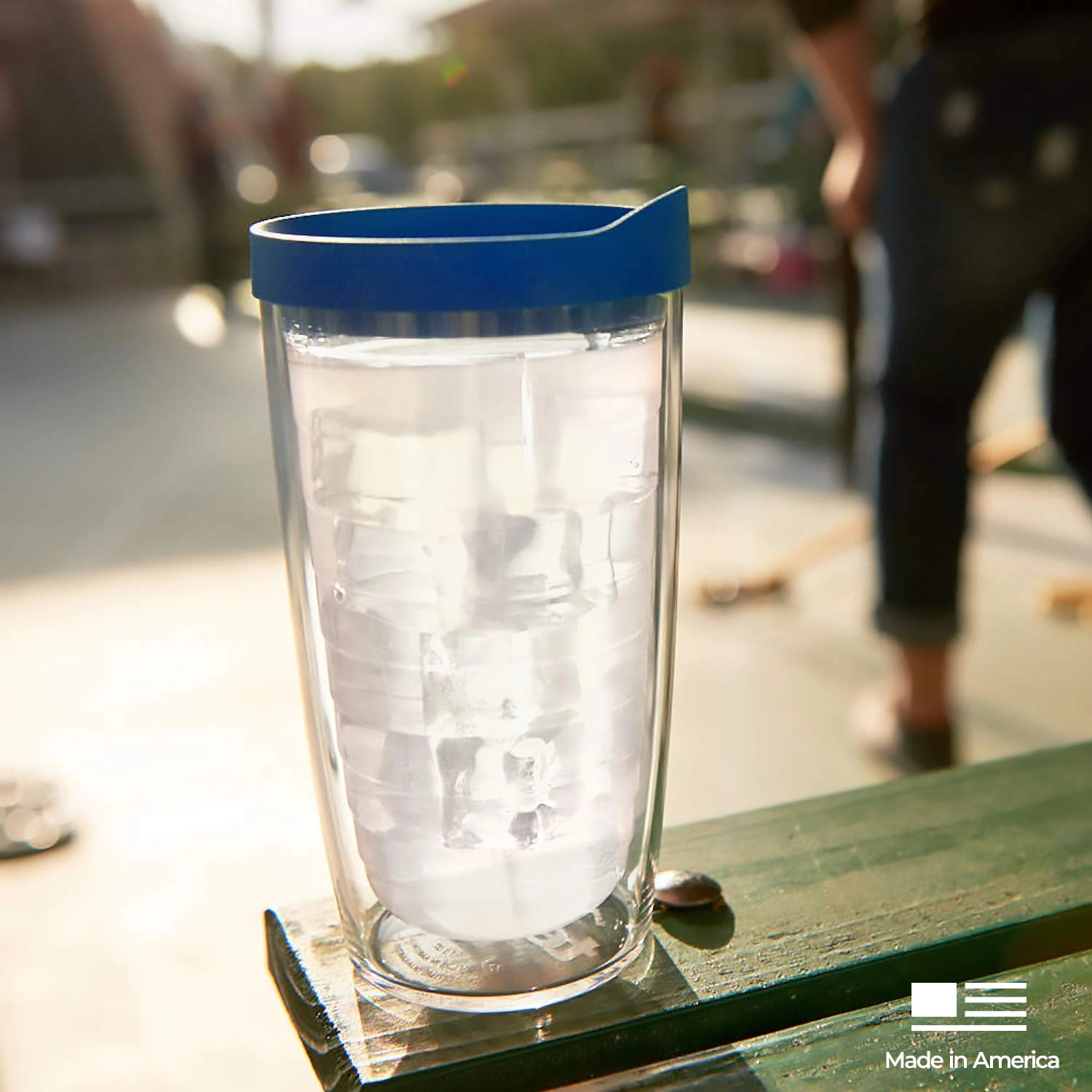 Plastic Primary Logo Insulated Tumbler Cup - 473ml