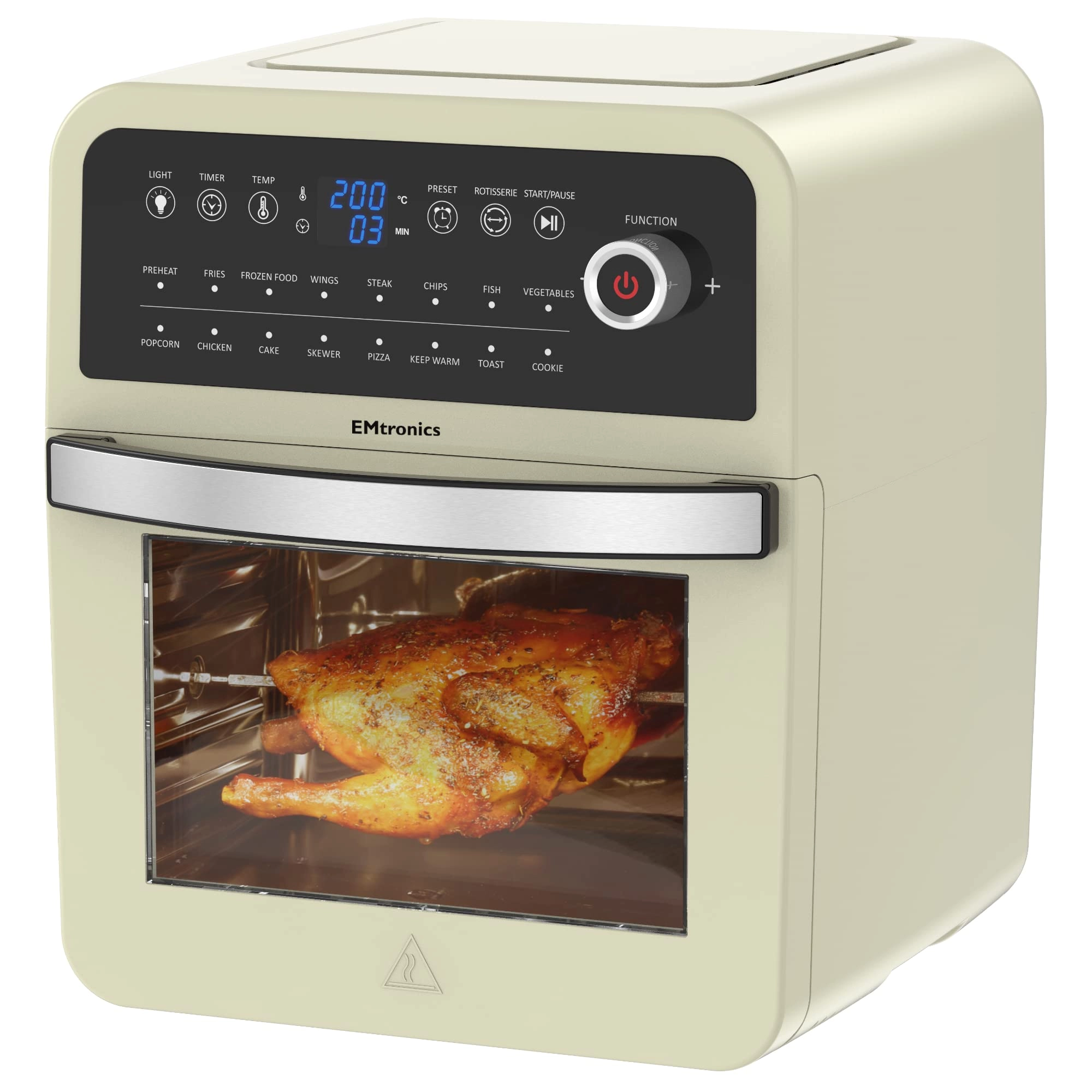 emtronics Retro Air Fryer Oven Combi EMAFO12LDCR