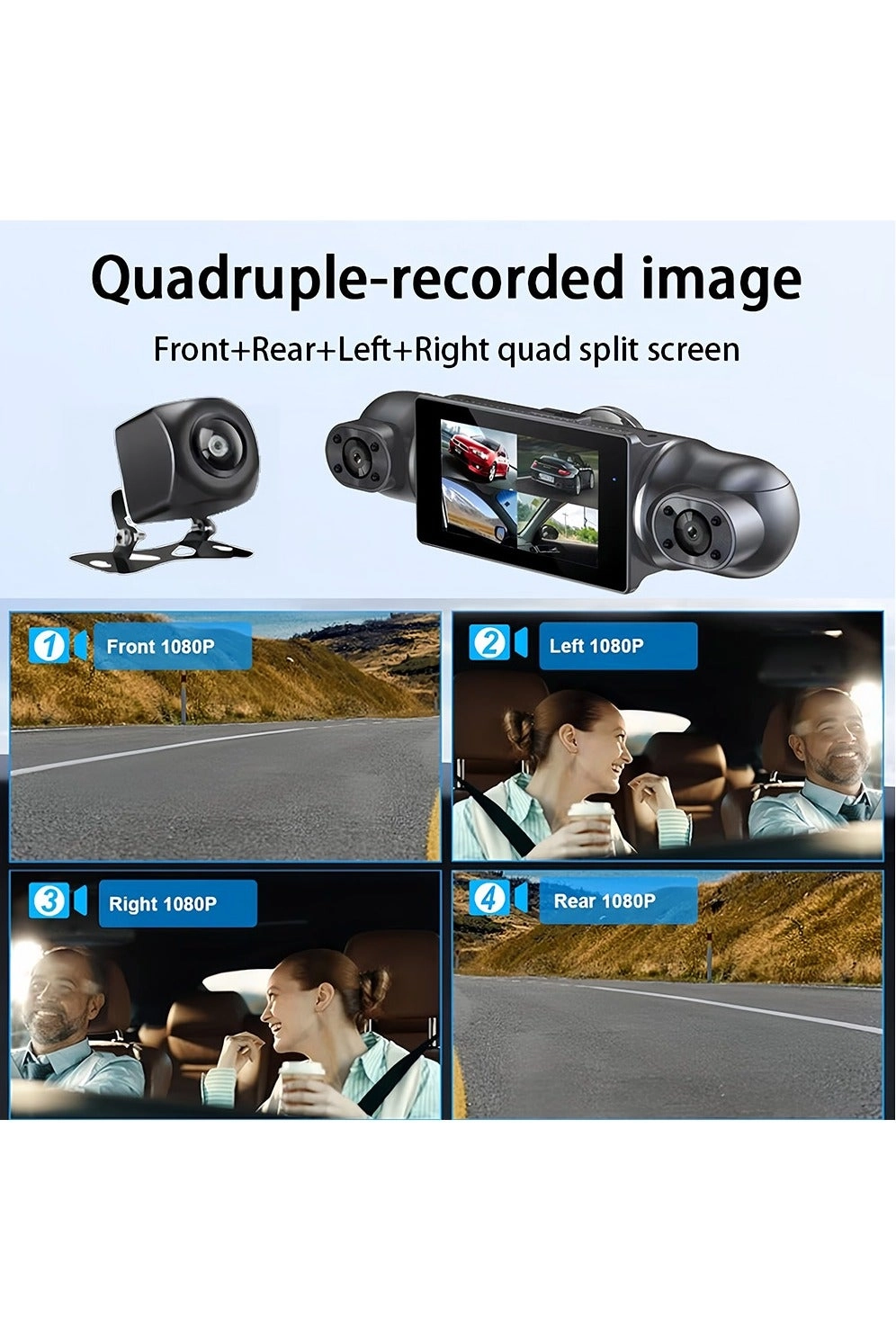 360°Dash Cam - 1080P