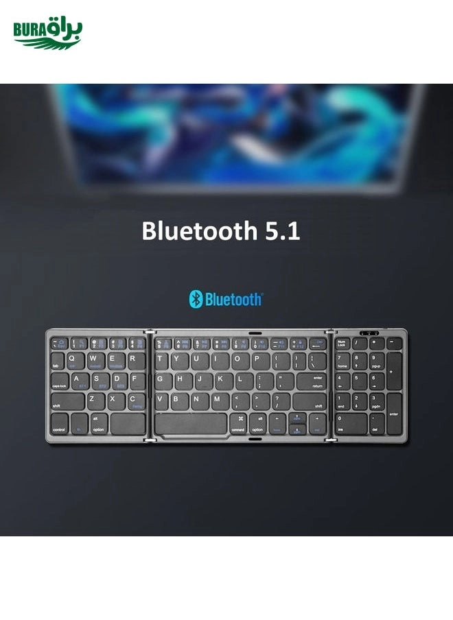 Leather Wireless Bluetooth Keyboard - EN Wireless