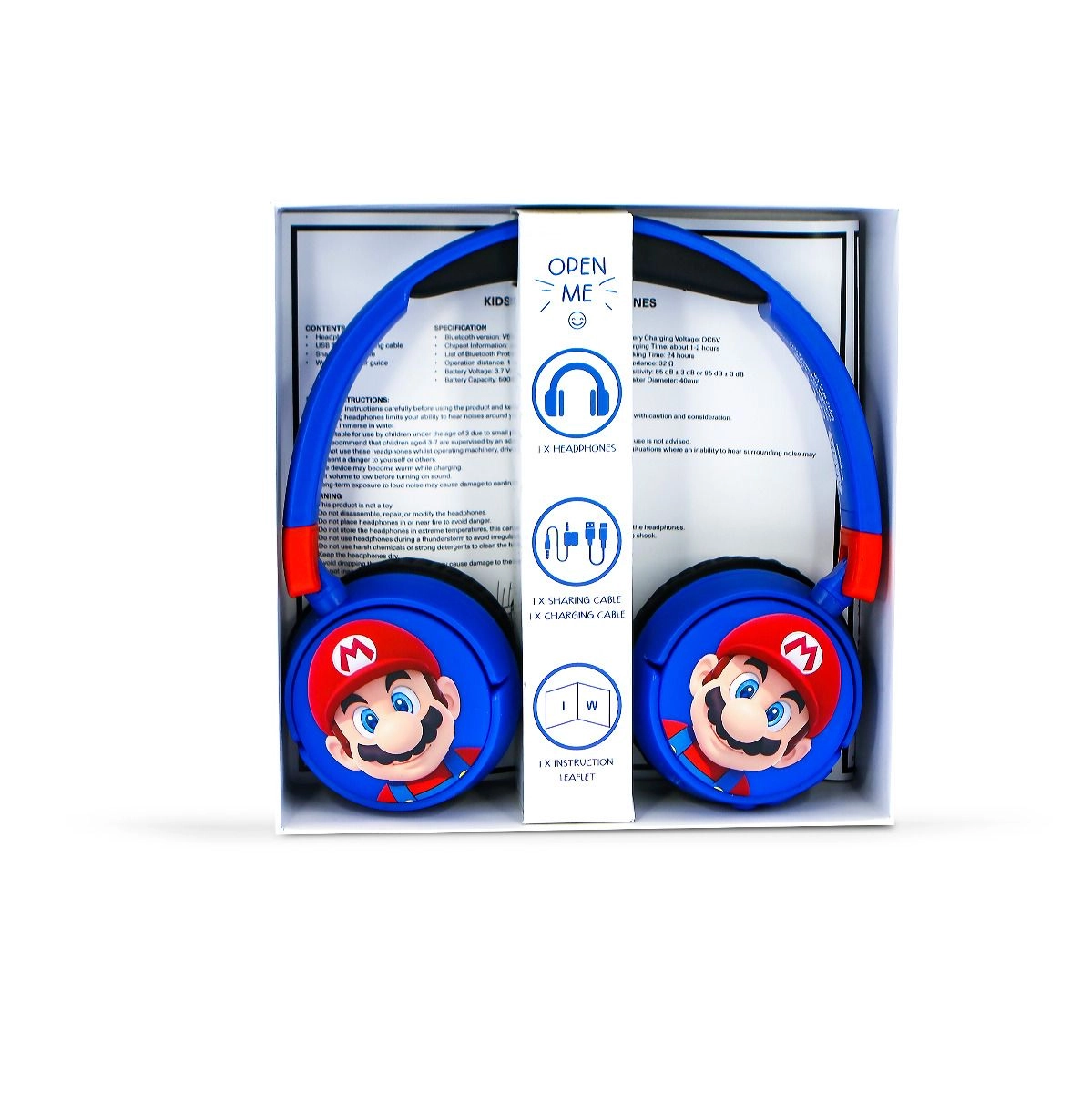 Super Mario Logo Kids - Wireless Headphone