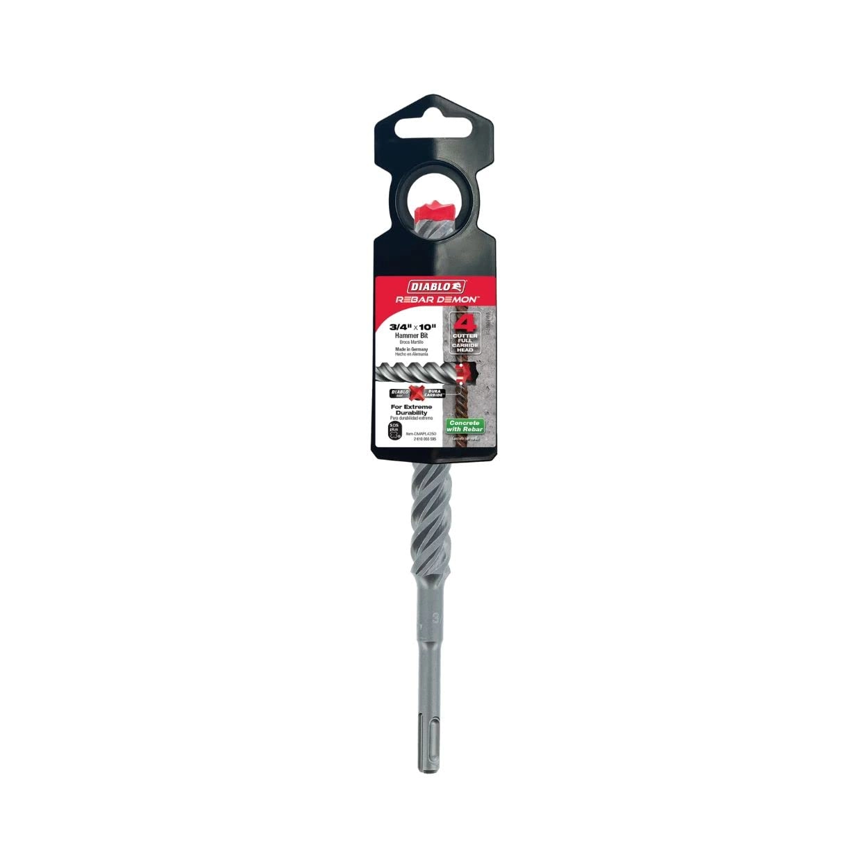 Rebar Demon - Full Carbide Head 3/4" Diameter