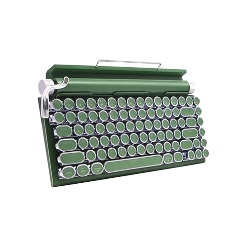 Retro Typewriter-Style Mechanical Keyboard - Wired/Wireless