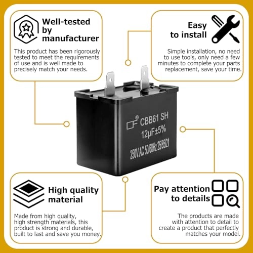 Refrigerator Capacitor - AP6023677 PS11757023 W10662129