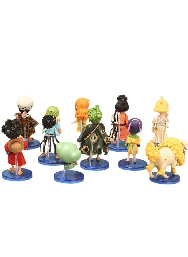 One Piece Wano Country Figure Set - 10-Piece - One Piece (QQ0678)