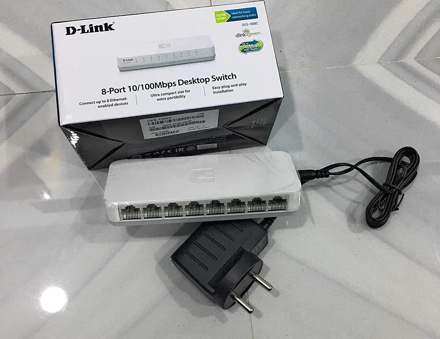 DES-1008C 8-Ports