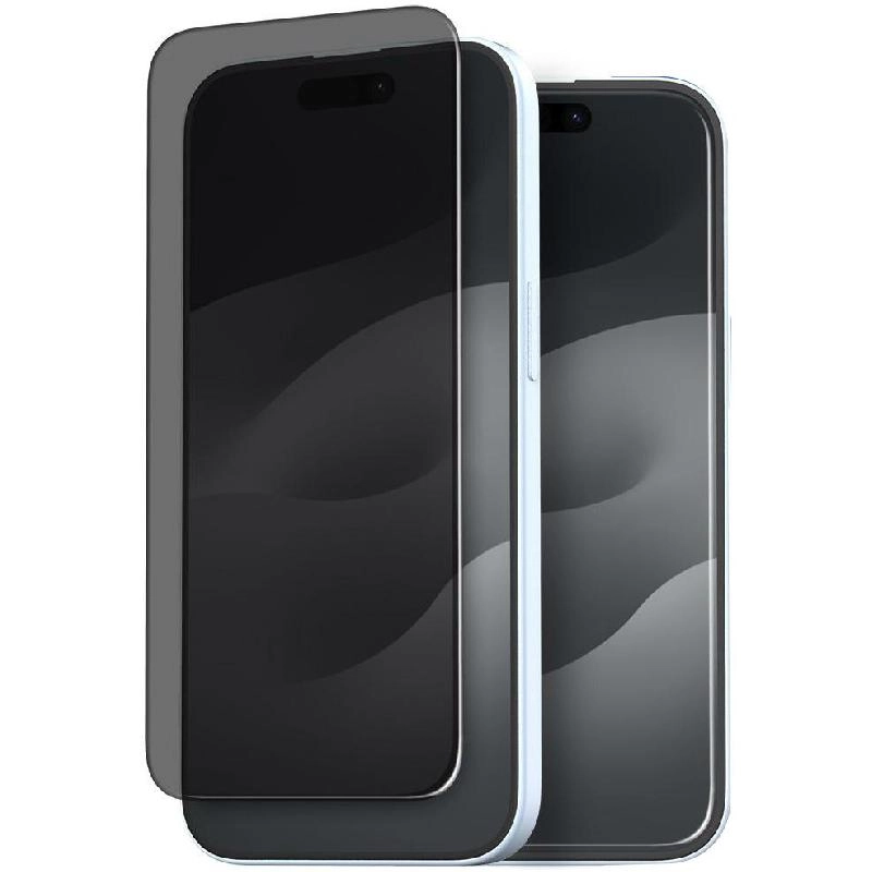 araree Core Privacy - Tempered Glass Screen Protector For iPhone 15/15 Pro
