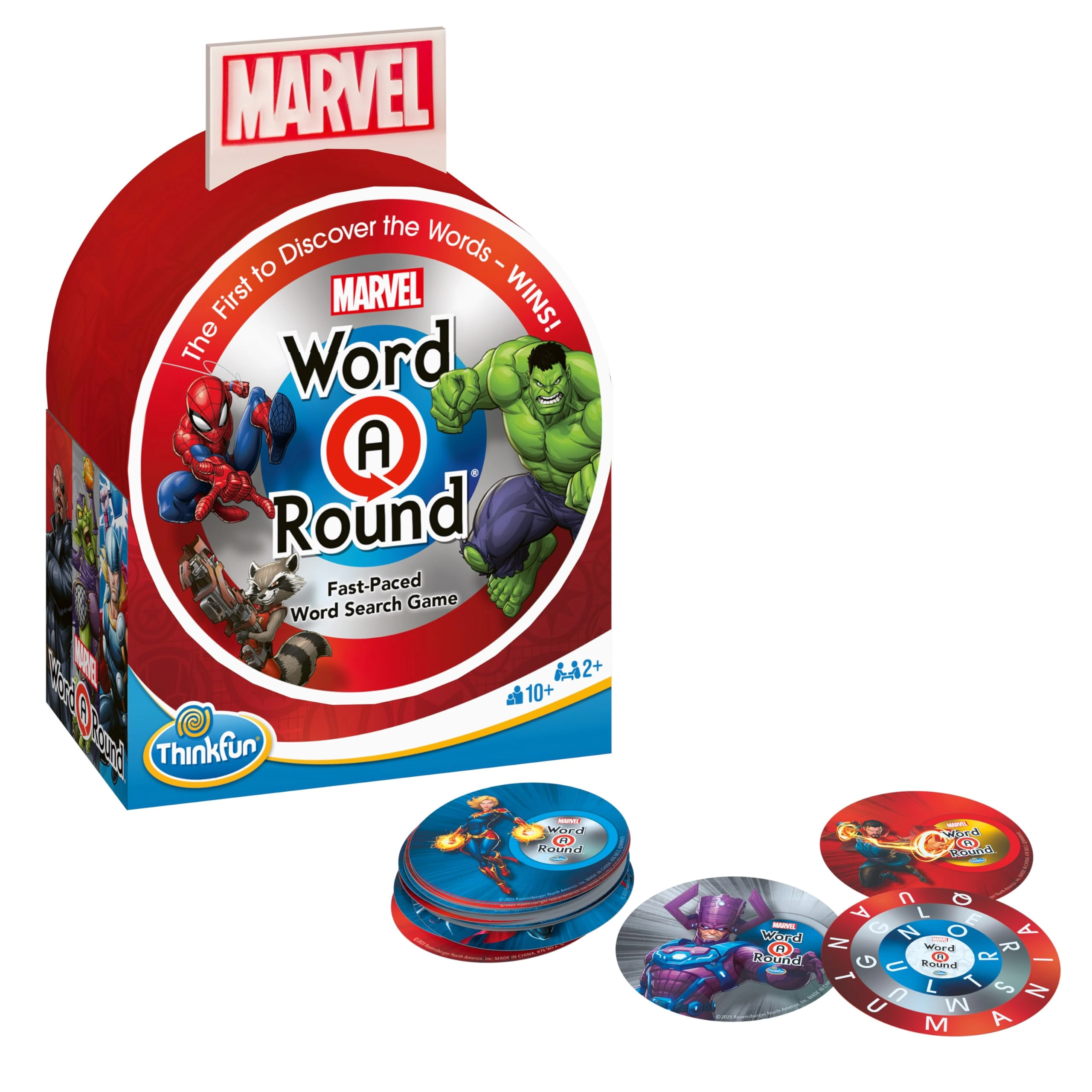 Ravensburger Marvel WordARound: Read The Word Around The Card