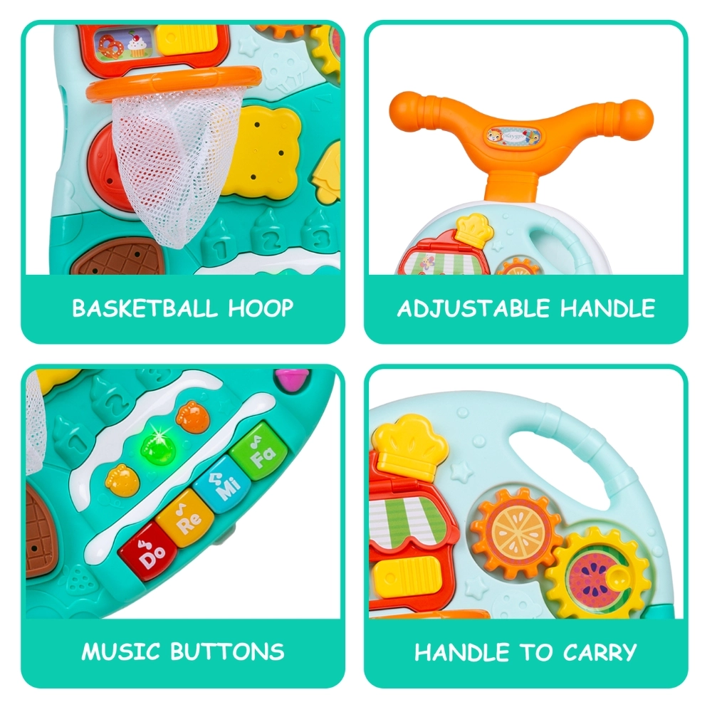 Mini Mover Table And Walker - 2 in 1 Height-adjustable