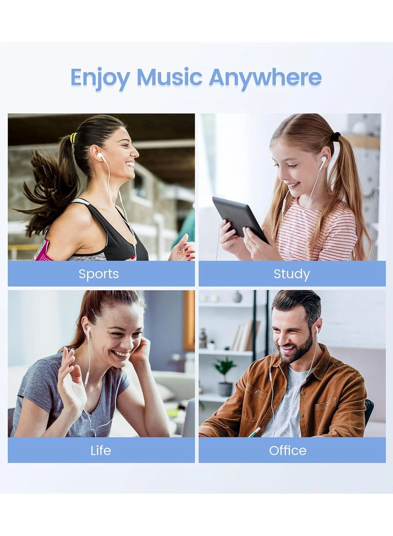 Earbuds Wired Earbud Pack