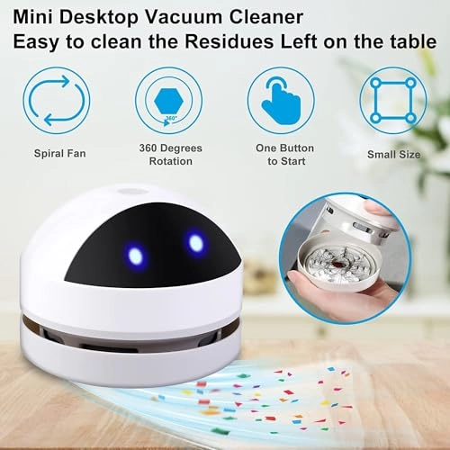Mini Table Vacuum Cleaner - 1200 mAh