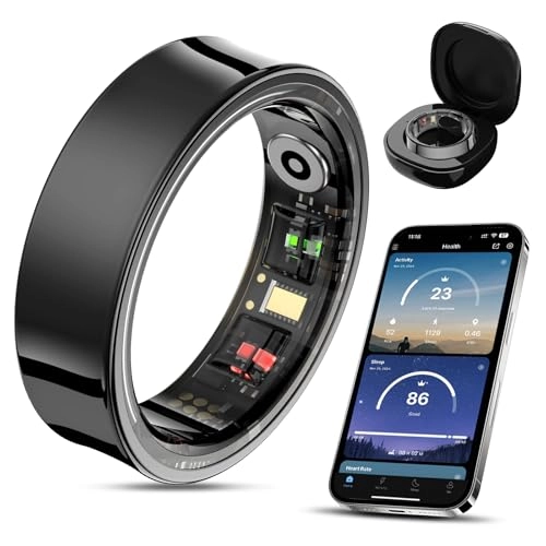 Smart Ring - Gesture Control Blood Oxygen & Heart Rate Monitor Waterproof