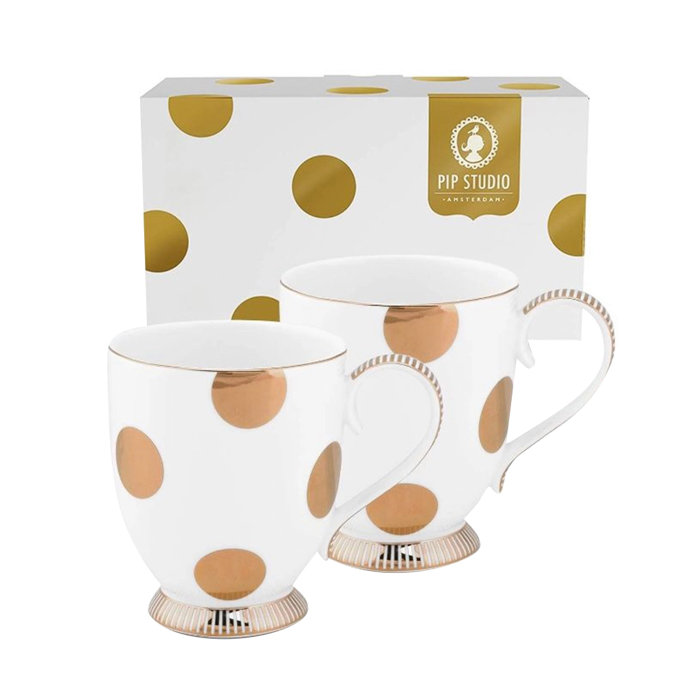 Dot Delight Mug - 2 pcs - 350 ml